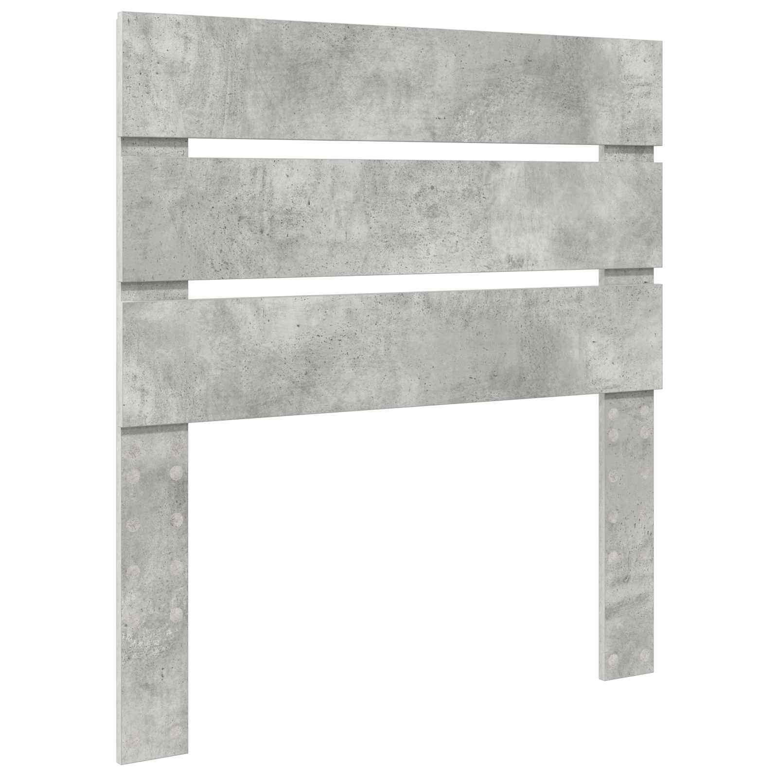 vidaXL Headboard Concrete Grey Engineered Wood 2