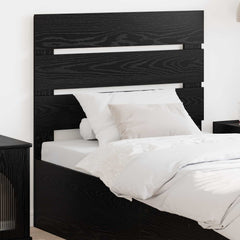 vidaXL Headboard Black Oak Engineered Wood 1