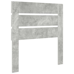 vidaXL Headboard Concrete Grey Engineered Wood 6