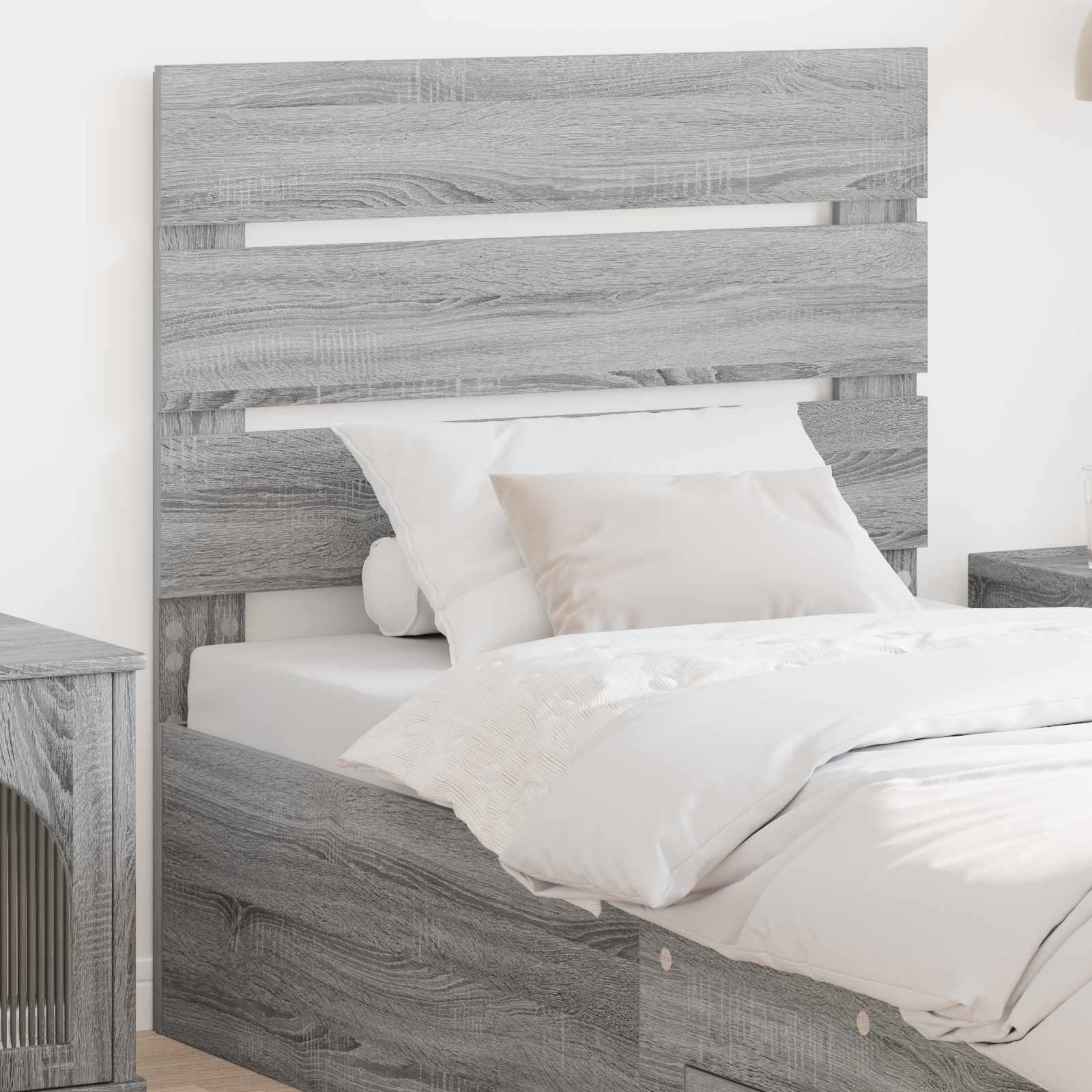 vidaXL Headboard Grey Sonoma Engineered Wood 1