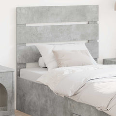 vidaXL Headboard Concrete Grey Engineered Wood 1