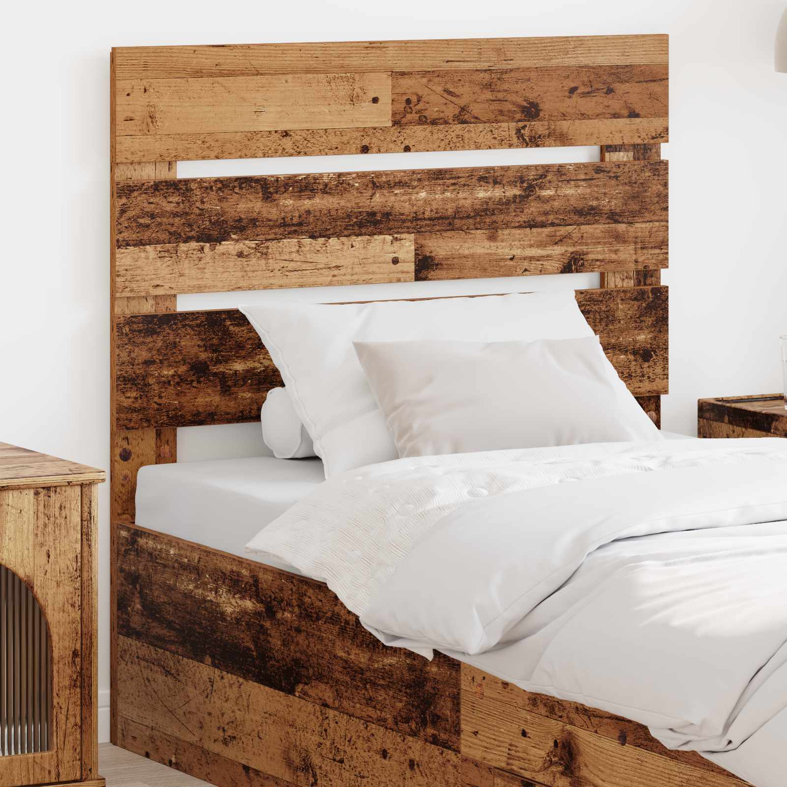 vidaXL Headboard Old Wood Engineered Wood 1