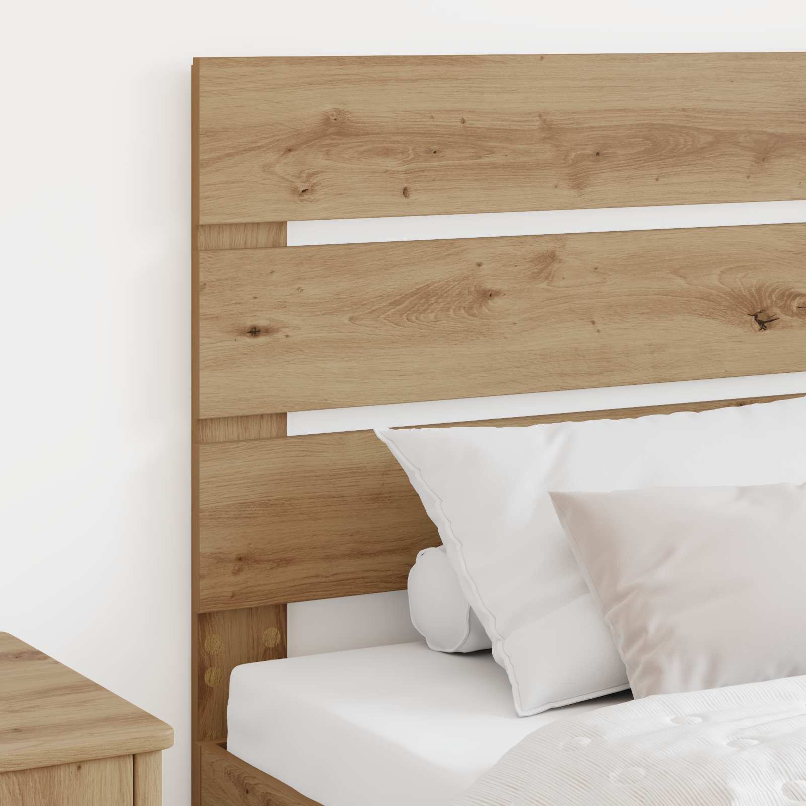 vidaXL Headboard Artisan Oak Engineered Wood 3