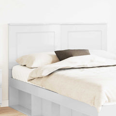 vidaXL Headboard Gloss White 100 cm Engineered Wood High Gloss White
