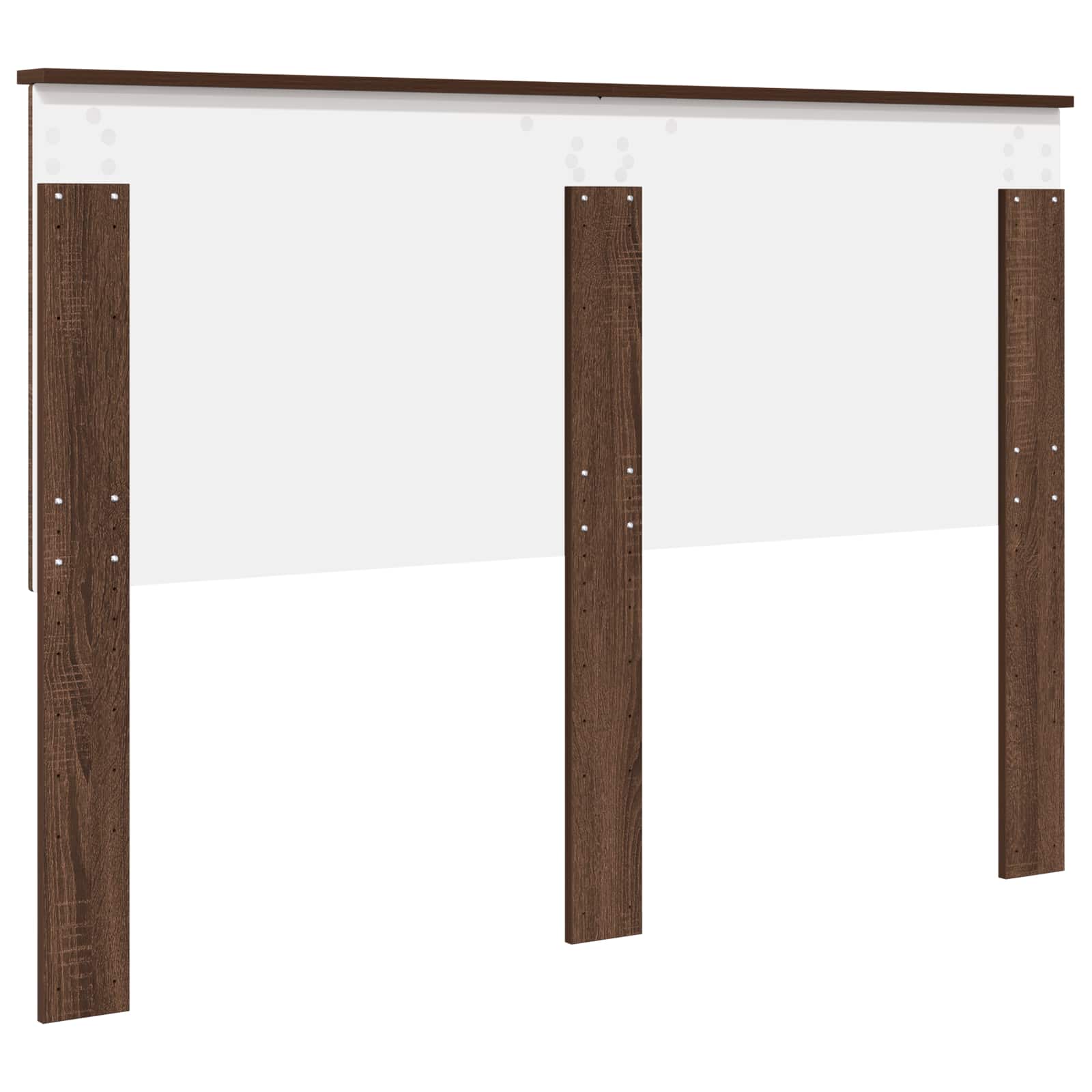 vidaXL Headboard Brown Oak 100 cm Engineered Wood 6