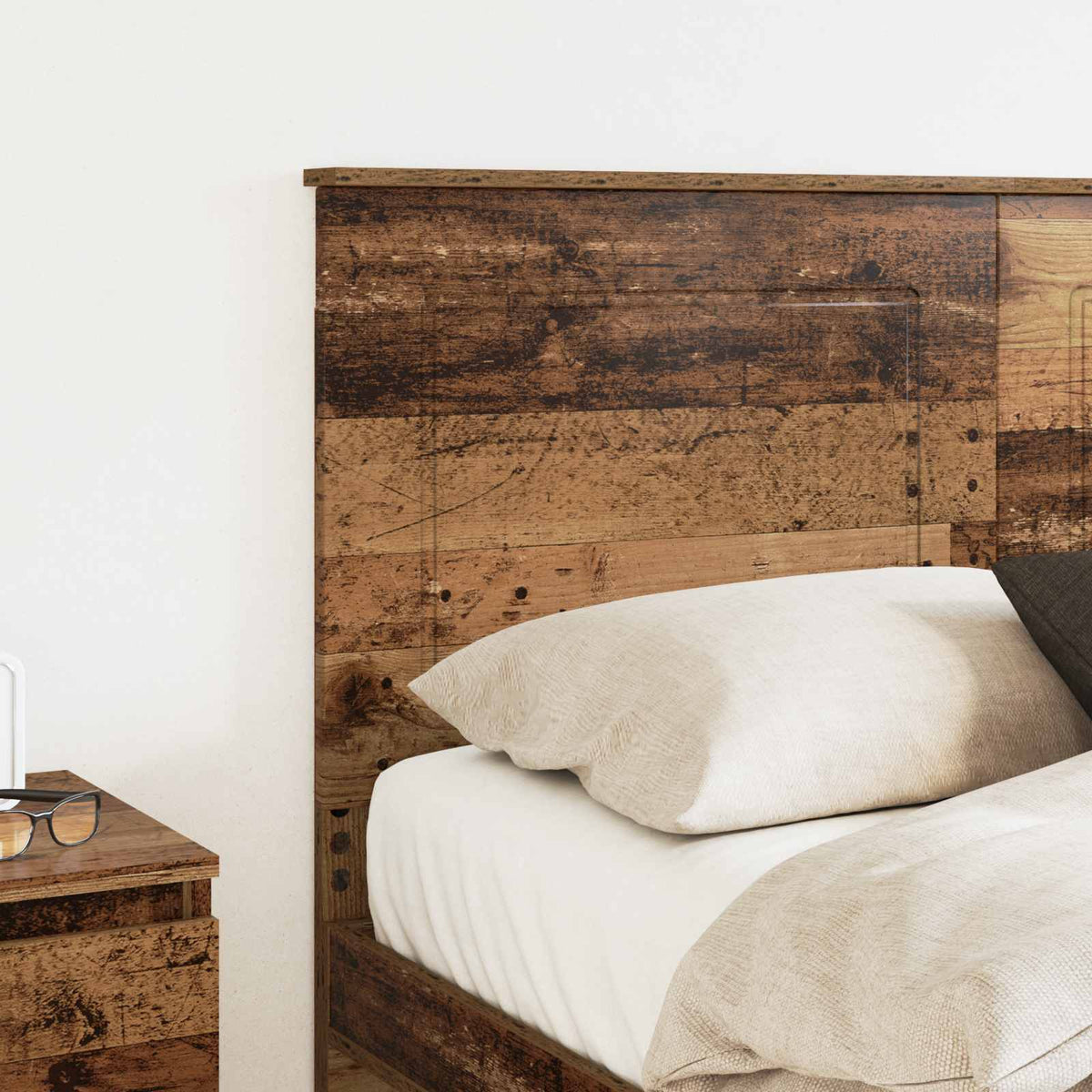 Headboard 100 cm Engineered Wood Old wood 140 cm