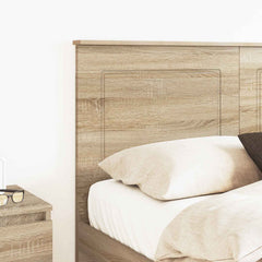 vidaXL Headboard Sonoma Oak Engineered Wood 3