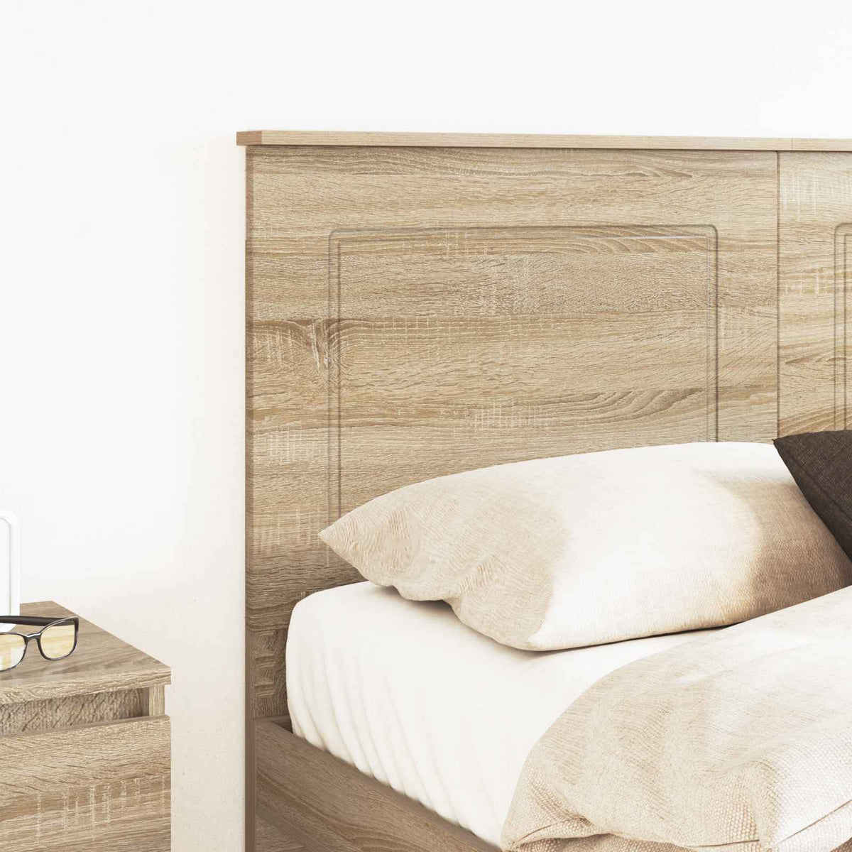 Headboard 100 cm Engineered Wood Sonoma oak 135 cm
