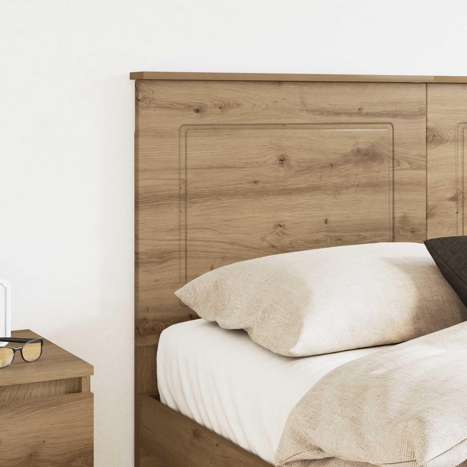 vidaXL Headboard Artisan Oak Engineered Wood 3