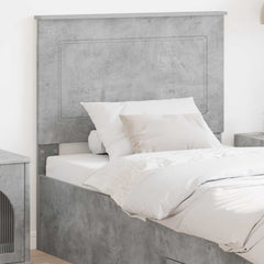 vidaXL Headboard 100 cm Engineered Wood Concrete Grey