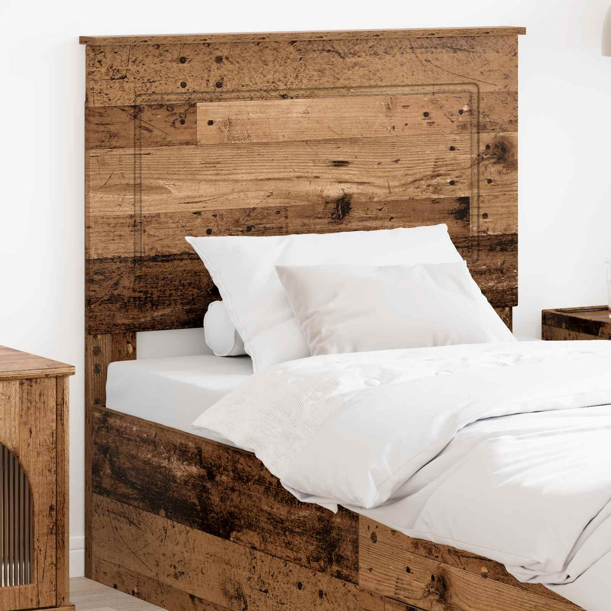 vidaXL Headboard 100 cm Engineered Wood Old Wood