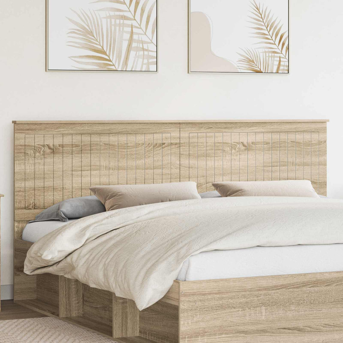 Headboard Engineered wood Sonoma Oak 200 cm