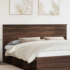 vidaXL Headboard Engineered wood Brown oak