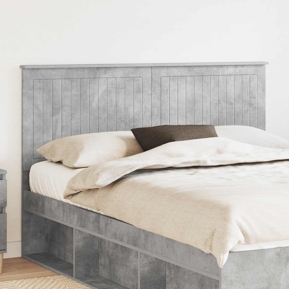 Headboard Engineered wood Concrete Grey 150 cm