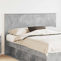 Headboard Engineered wood Concrete Grey 150 cm