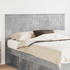 Headboard Engineered wood Concrete Grey 140 cm