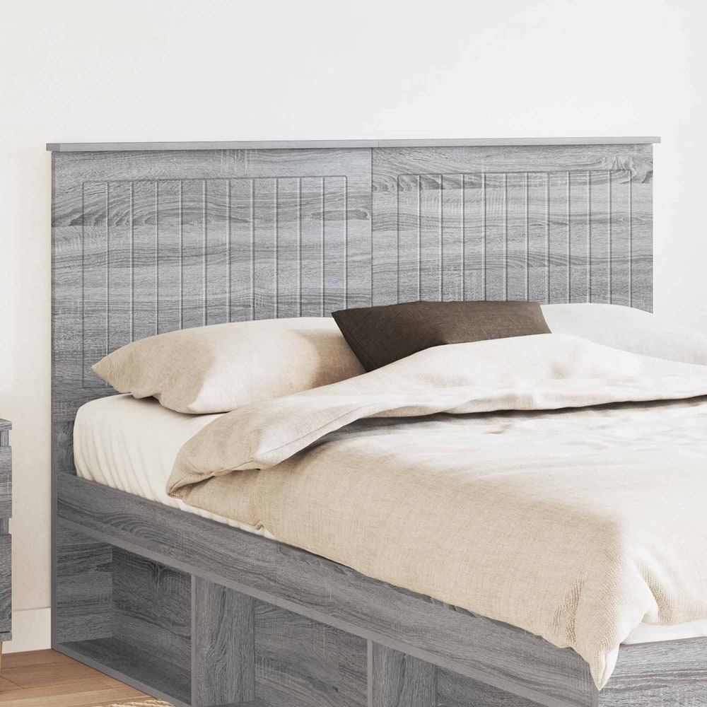 Headboard Engineered wood Grey Sonoma 140 cm