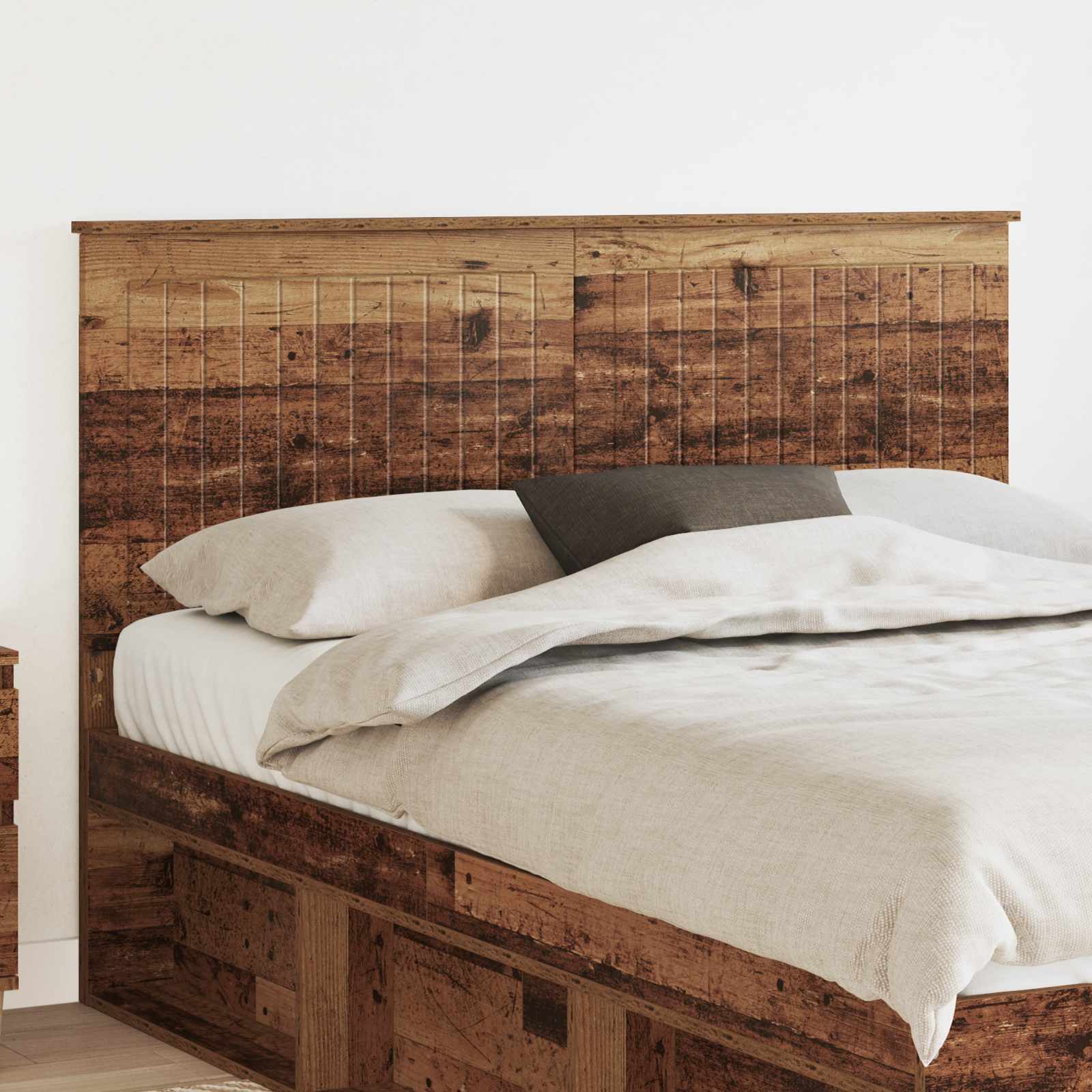 vidaXL Headboard Old Wood Engineered wood 1