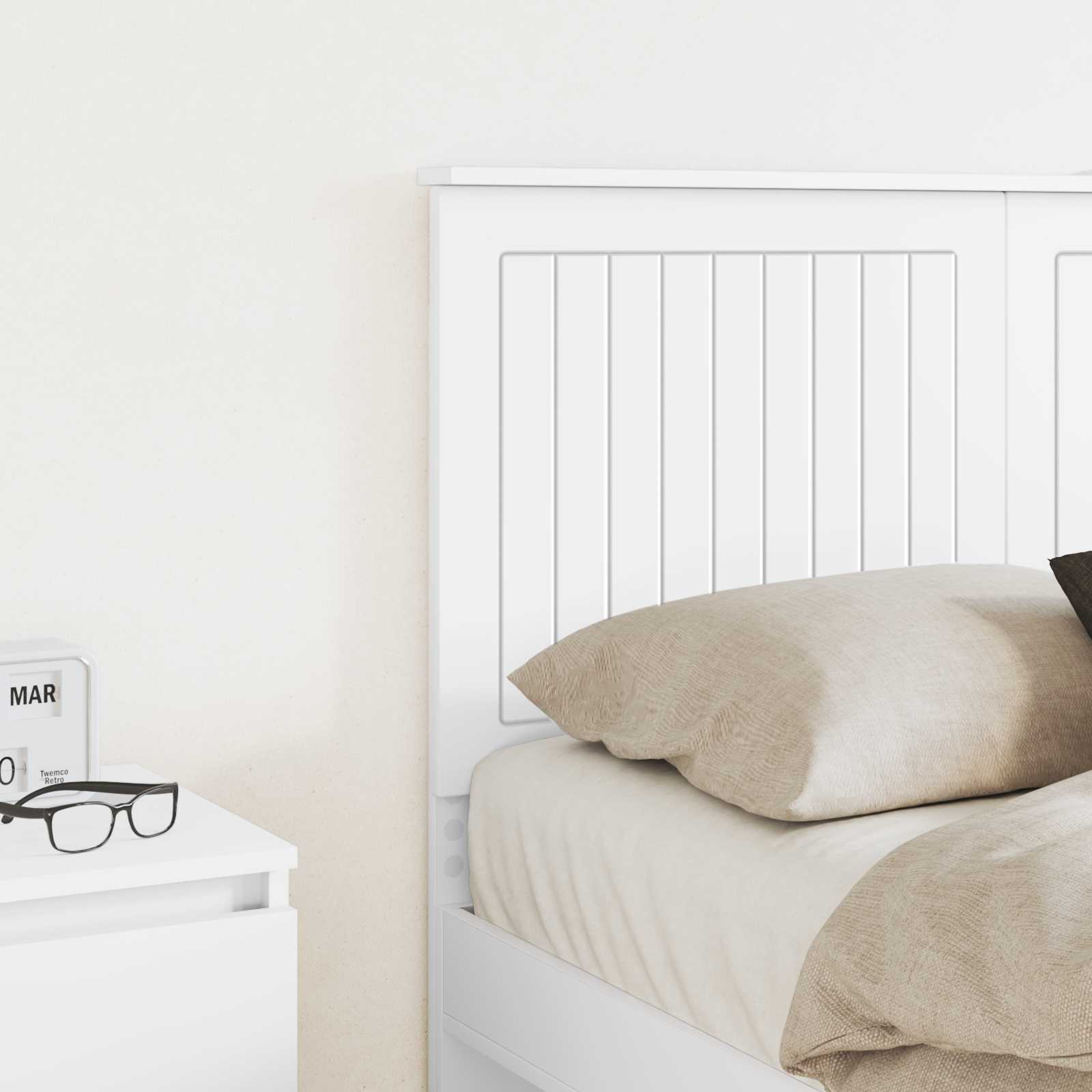 vidaXL Headboard White Engineered wood 3