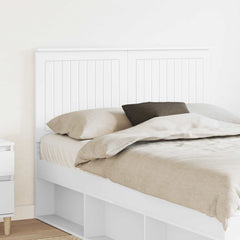 vidaXL Headboard White Engineered wood 1