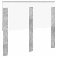 Headboard Engineered wood Concrete Grey 120 cm