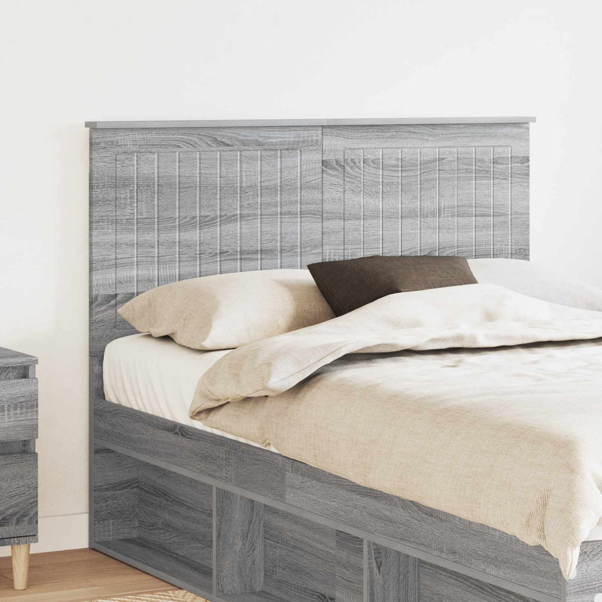 Headboard Engineered wood Grey Sonoma