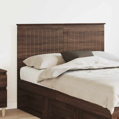 vidaXL Headboard Engineered wood Brown oak