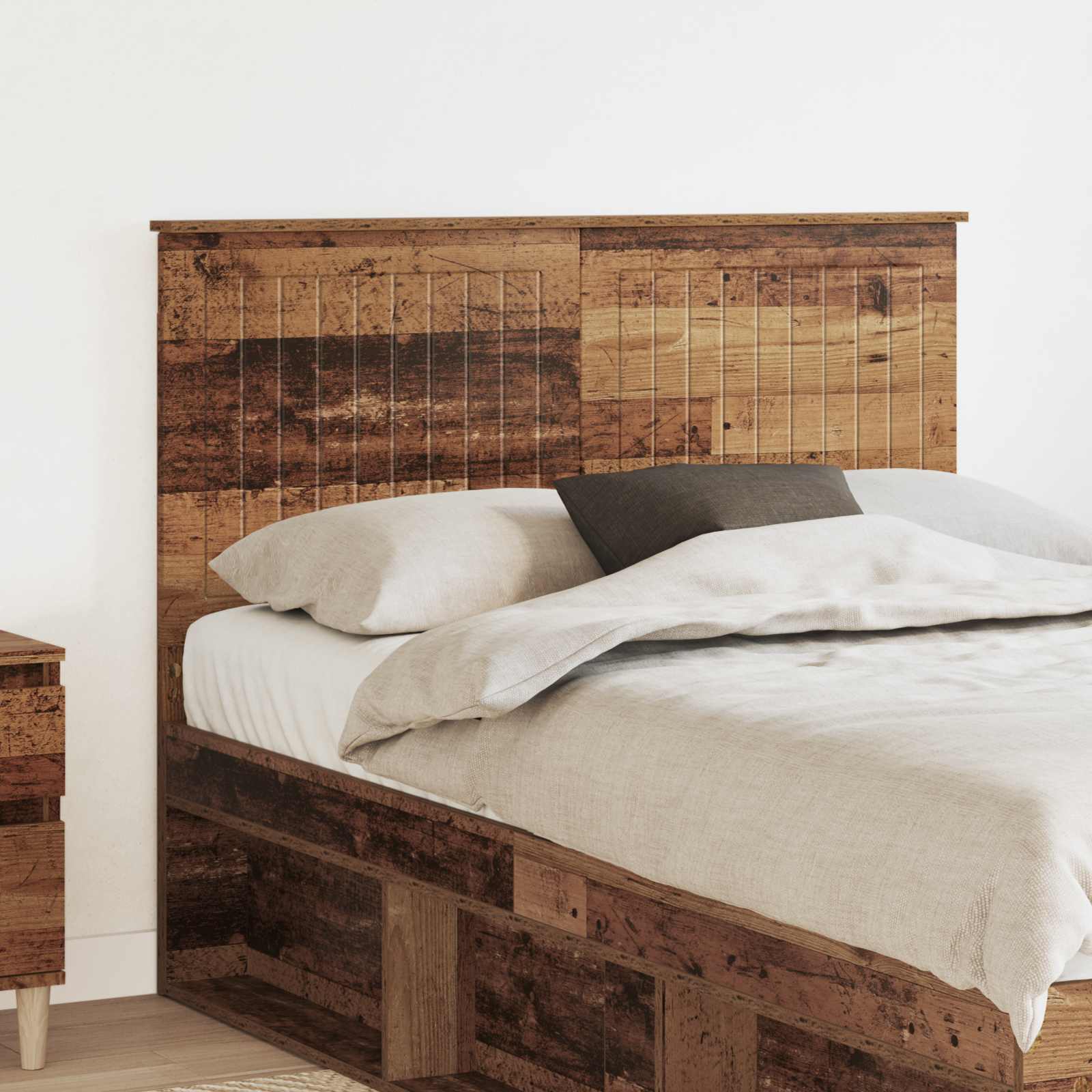 vidaXL Headboard Old Wood Engineered wood 1