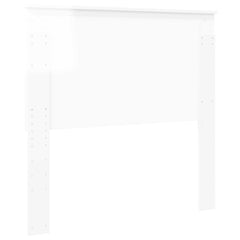 vidaXL Headboard Gloss White Engineered wood 6