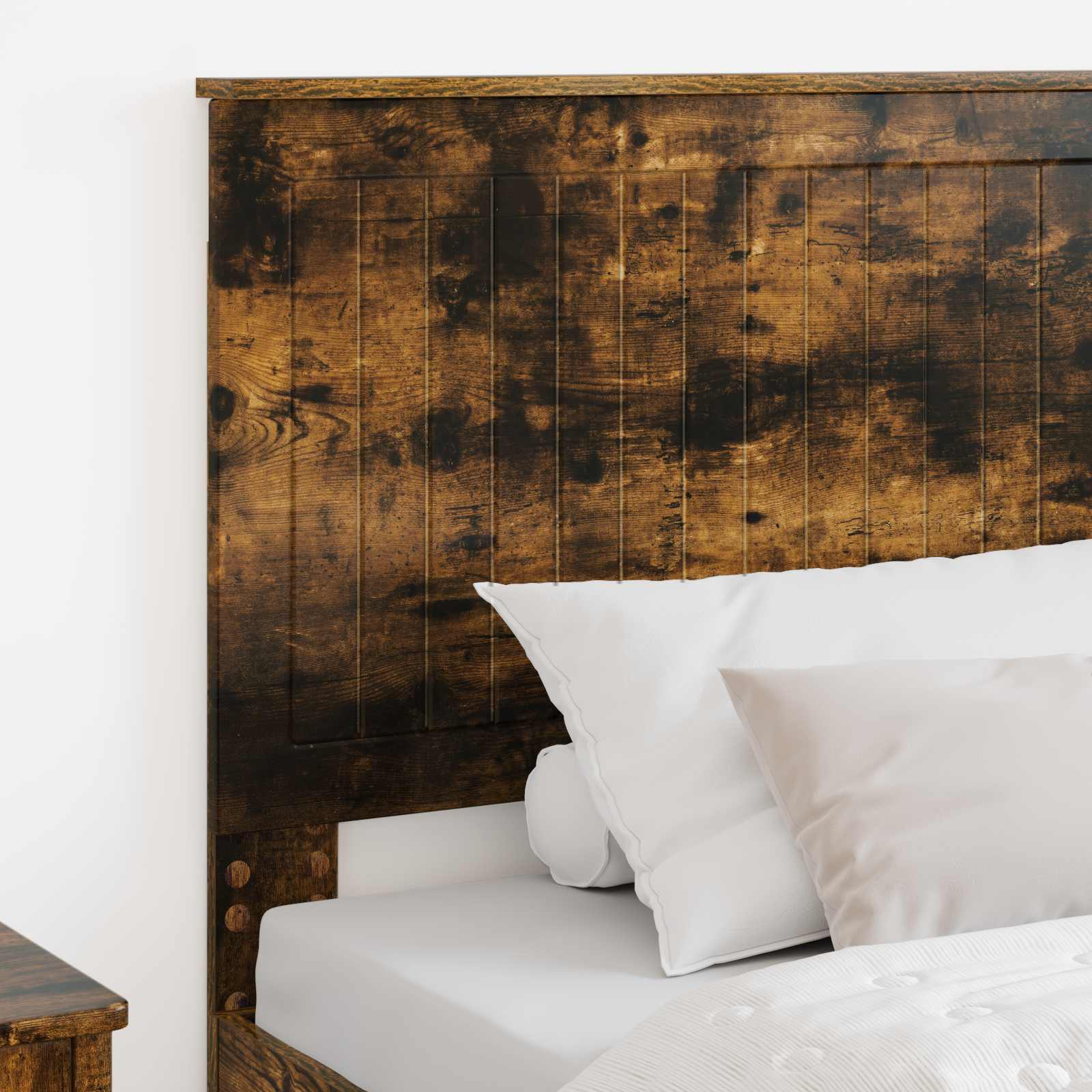 vidaXL Headboard Smoked Oak Engineered wood 3
