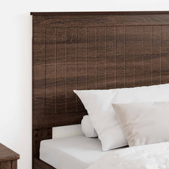vidaXL Headboard Brown Oak Engineered wood 3