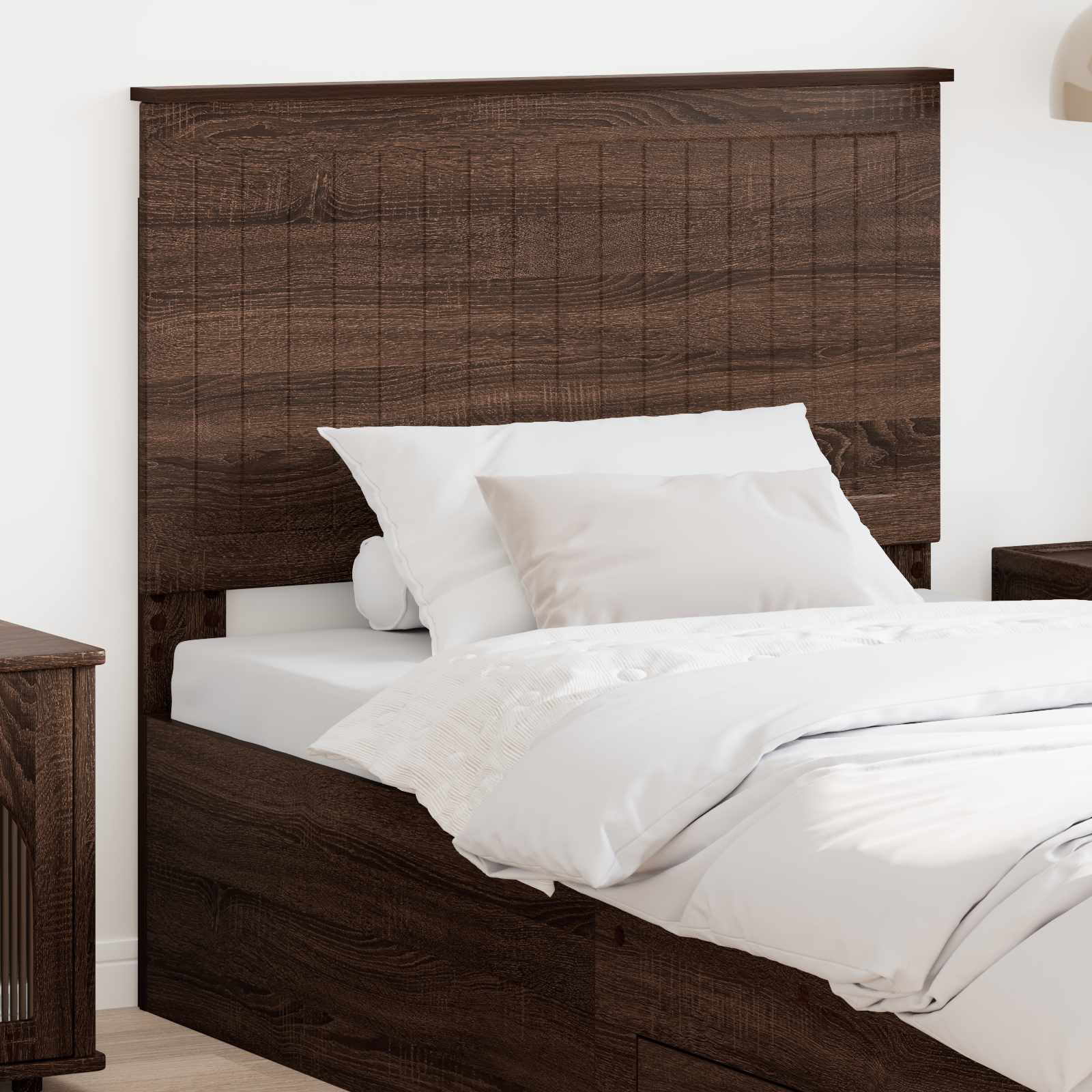 vidaXL Headboard Brown Oak Engineered wood 1