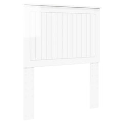vidaXL Headboard Gloss White Engineered wood 2