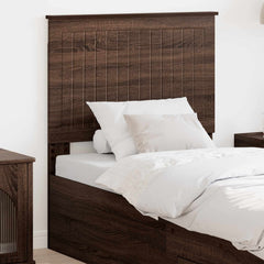 vidaXL Headboard Engineered wood Brown oak