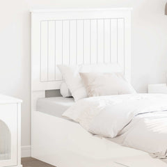vidaXL Headboard Gloss White Engineered wood 1