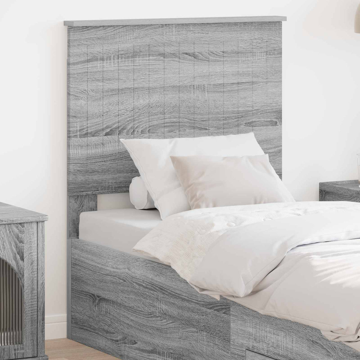Headboard Engineered wood Grey Sonoma 75 cm