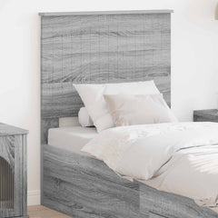 Headboard Engineered wood Grey Sonoma 75 cm