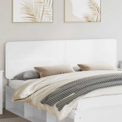 vidaXL Headboard Engineered wood High gloss white