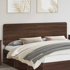 vidaXL Headboard Engineered wood Brown oak