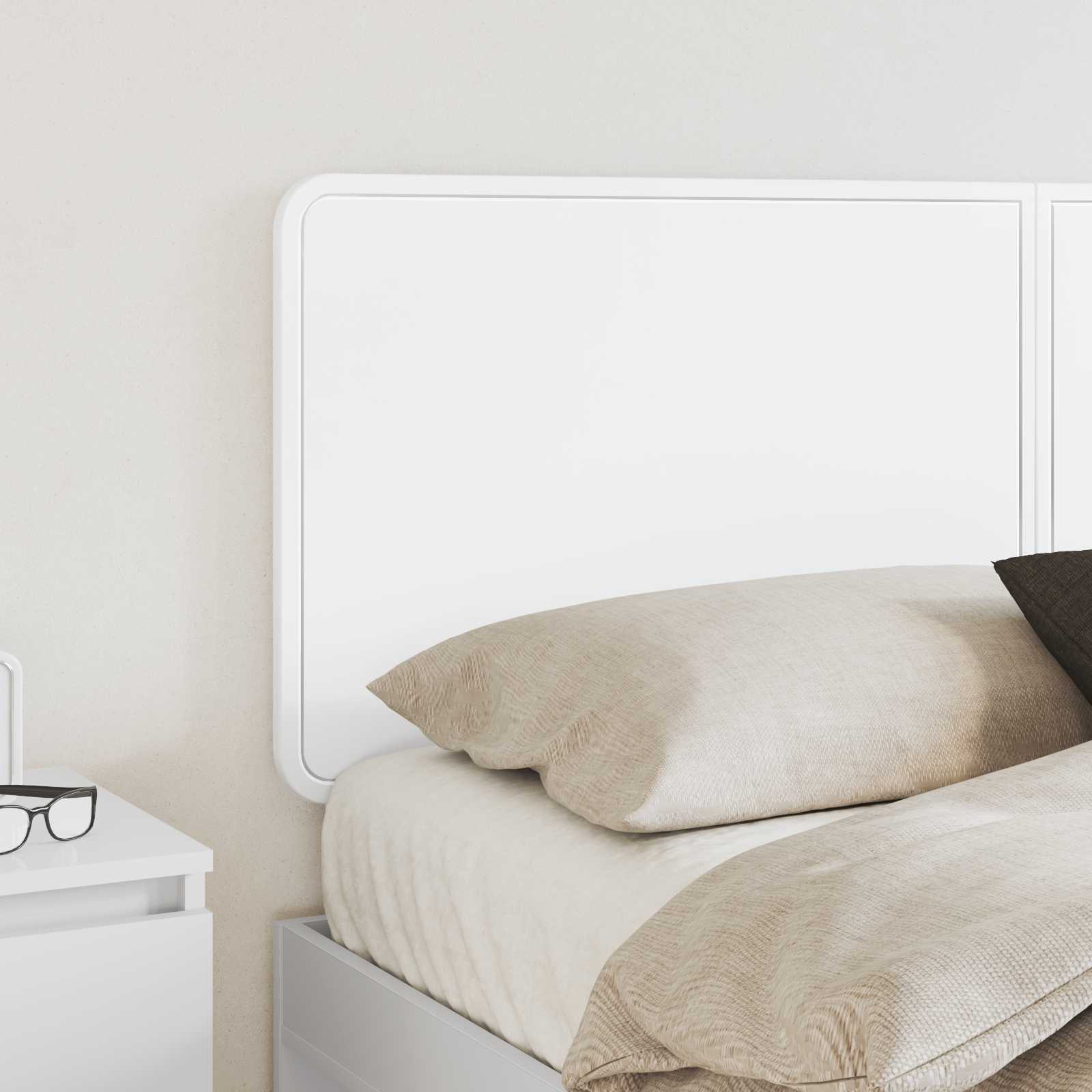 vidaXL Headboard White Engineered wood 3