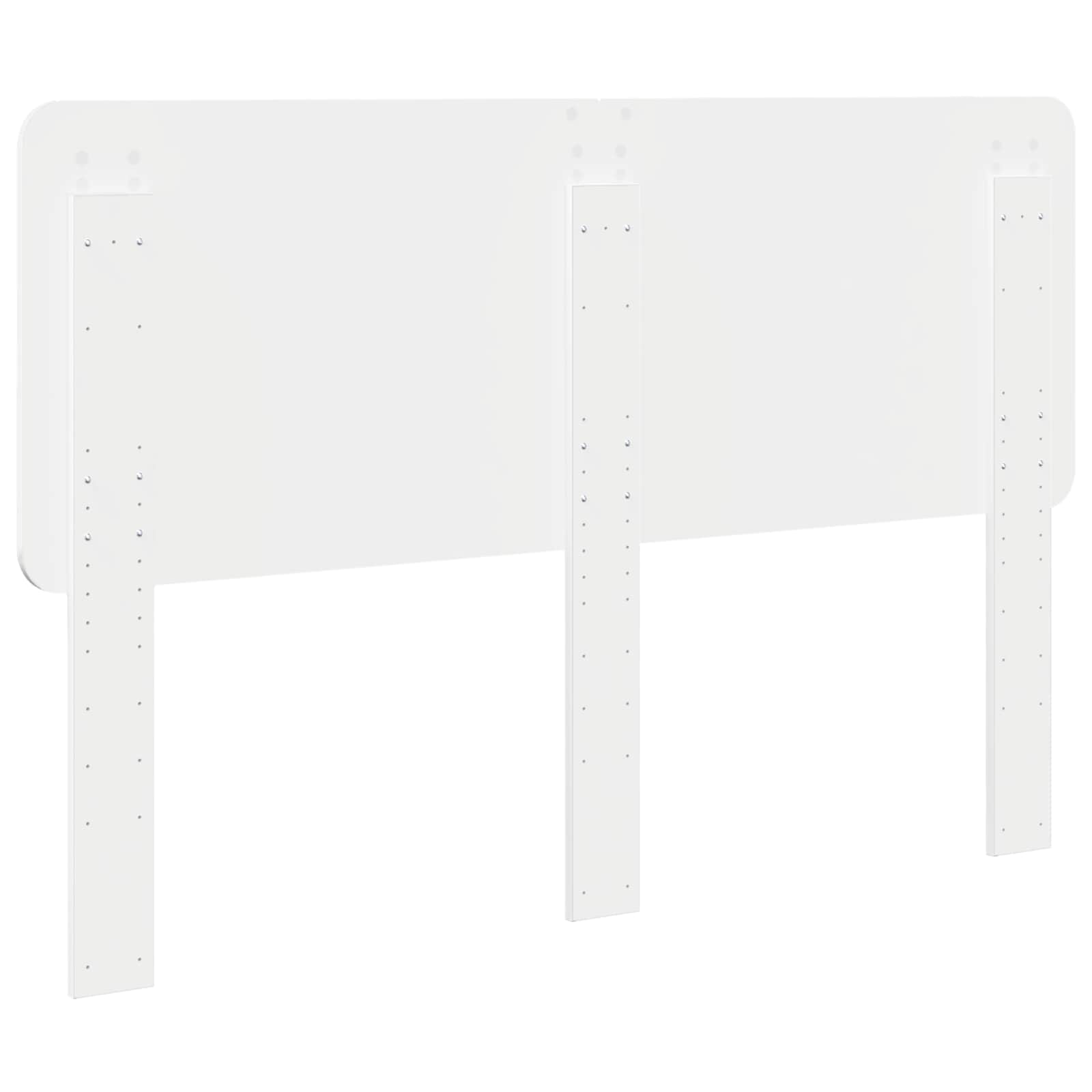 vidaXL Headboard White Engineered wood 6
