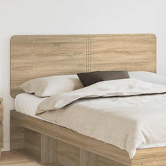 vidaXL Headboard Sonoma Oak Engineered wood 1