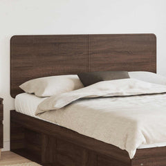 vidaXL Headboard Engineered wood Brown oak