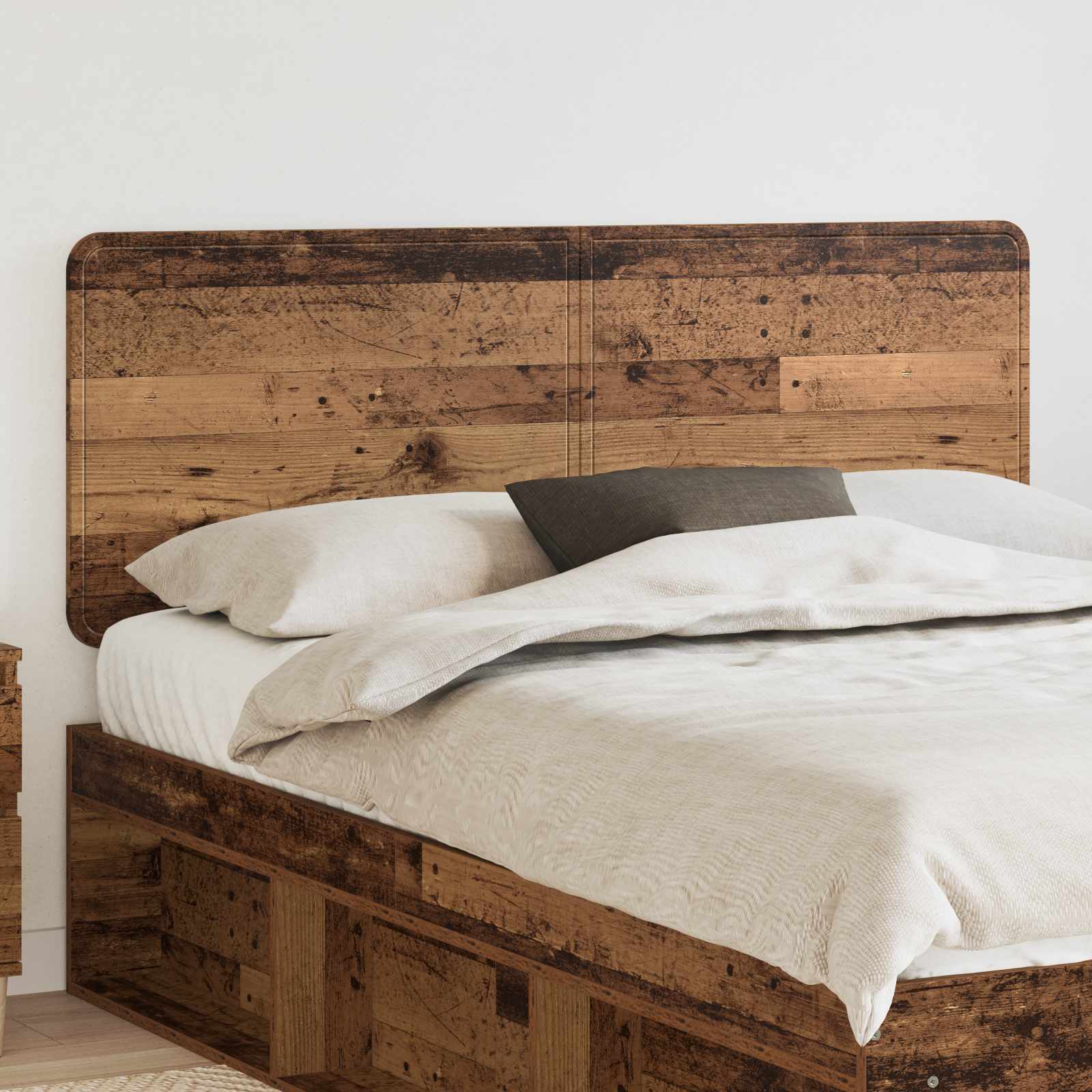 vidaXL Headboard Old Wood Engineered wood 1