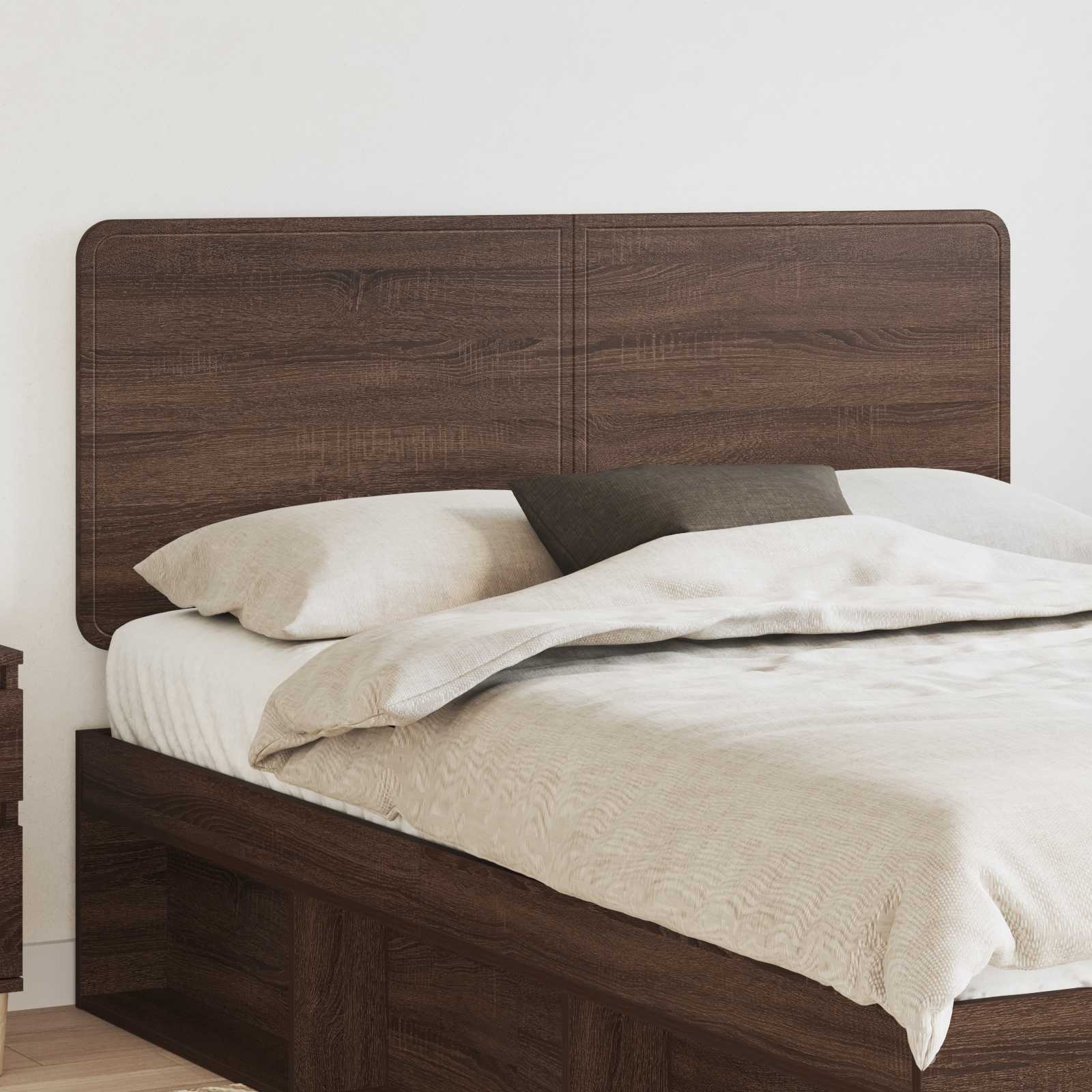 vidaXL Headboard Brown Oak Engineered wood 1