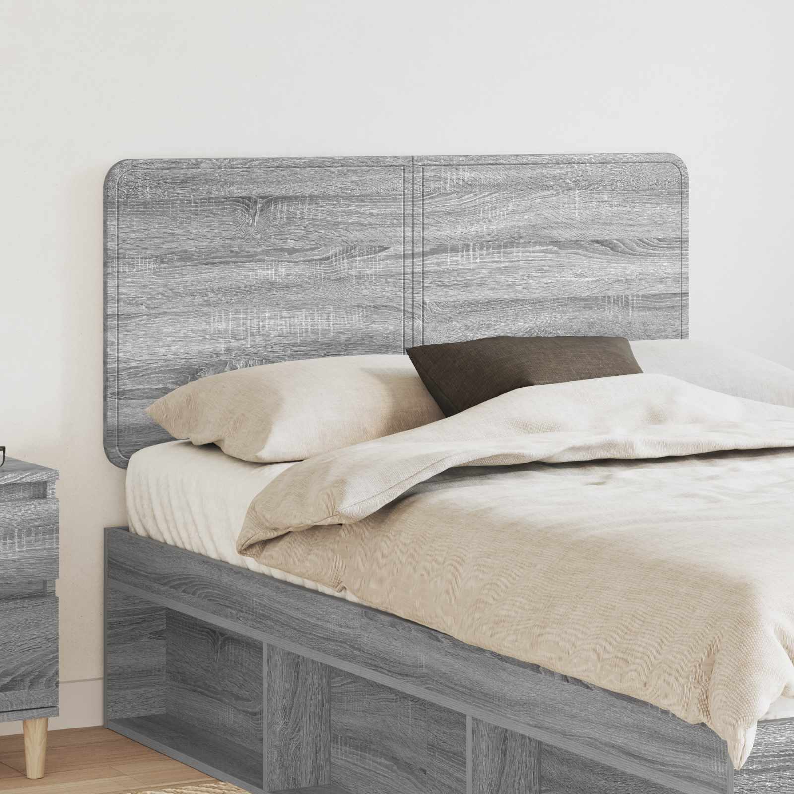 vidaXL Headboard Grey Sonoma Engineered wood 1