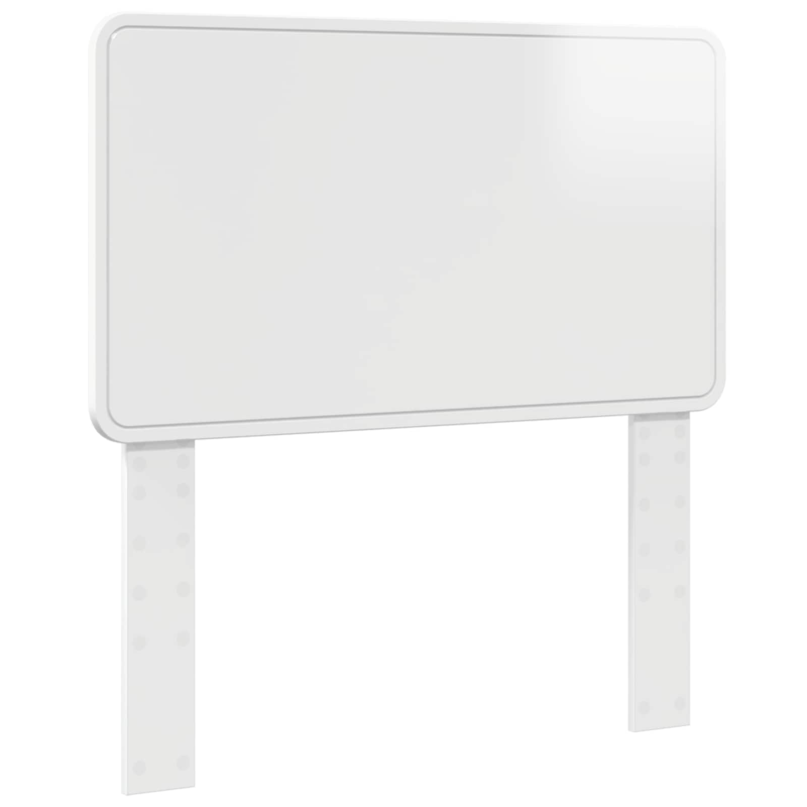 vidaXL Headboard Gloss White Engineered wood 2