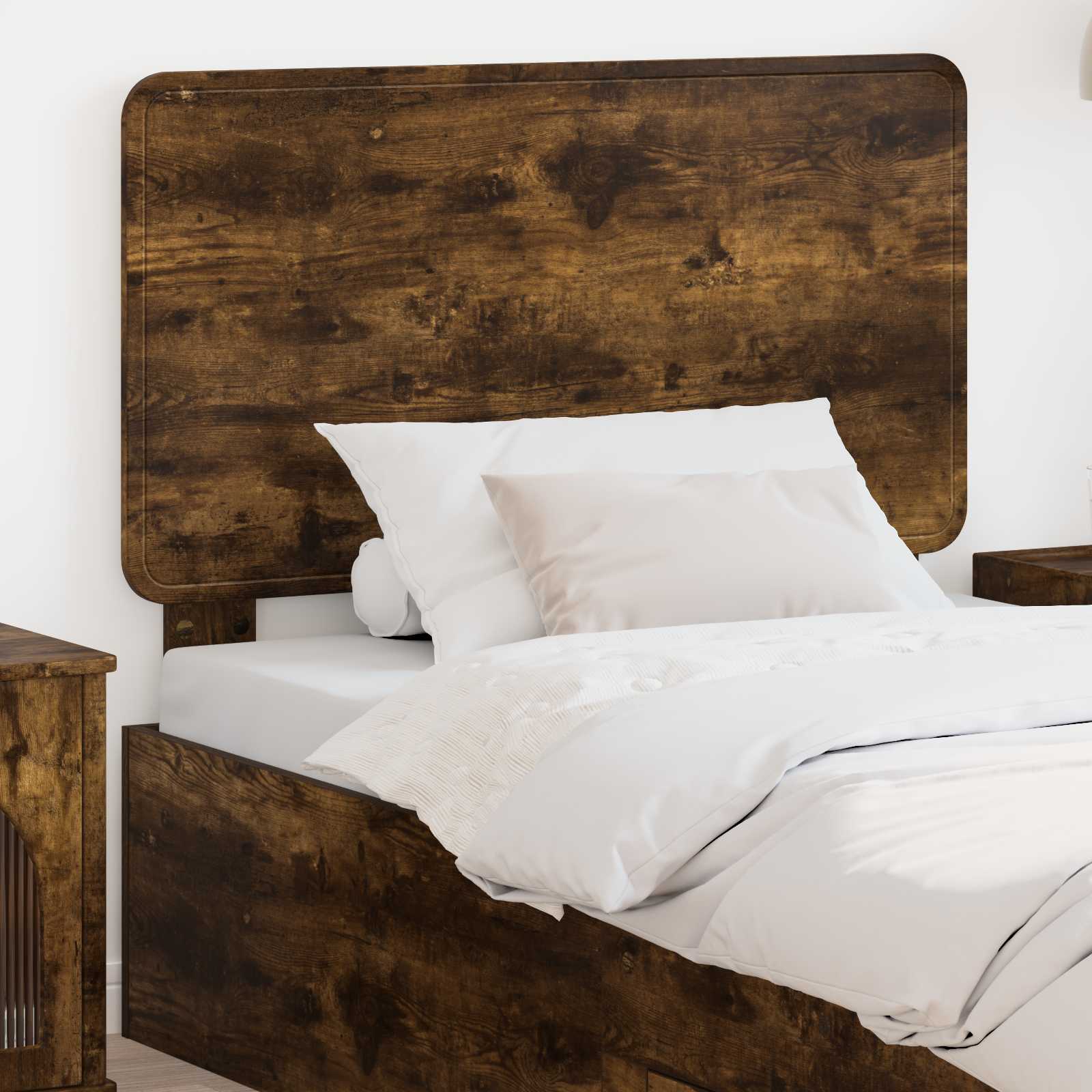 vidaXL Headboard Smoked Oak Engineered wood 1