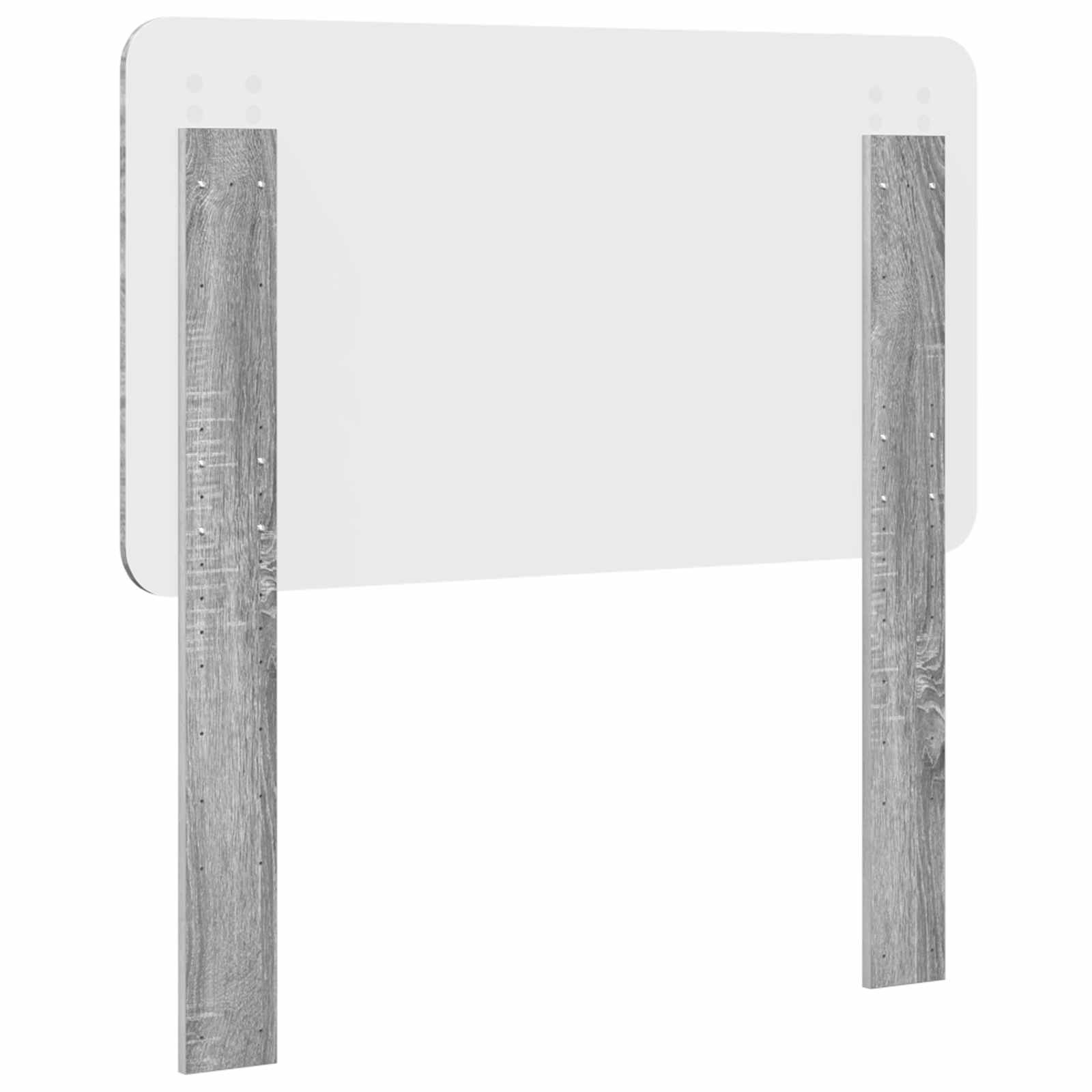 vidaXL Headboard Grey Sonoma Engineered wood 6
