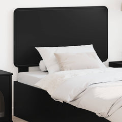 vidaXL Headboard Engineered wood Black